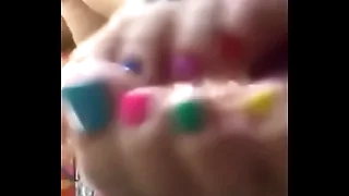 dildo feet JOI